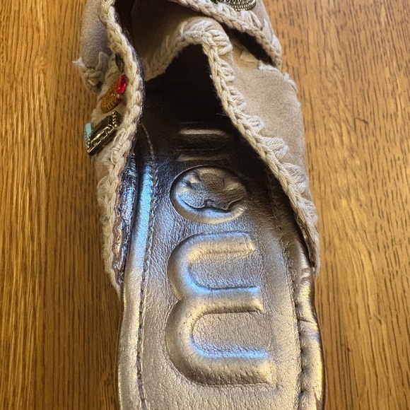 Mou jewel wood heel sandals - Picture 6 of 8